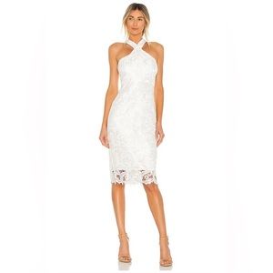 Revolve Lace Carolyn Dress in White